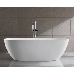 Aqualine Douro wanna wolnostojąca 180x81,5 cm owalna akrylowa biała E1880