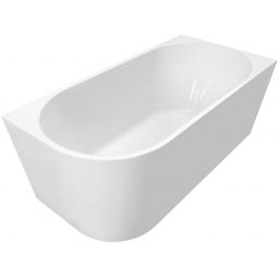 Aqualine Tibera wanna przyścienna 140x70 cm biała E1055
