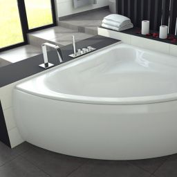 Besco Mia wanna narożna 120x120 cm lewa biała #WAM-120-NS