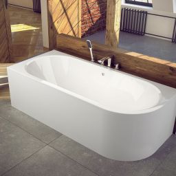 Besco Avita wanna narożna 150x74,7 cm lewa biała #WAV-150-NL