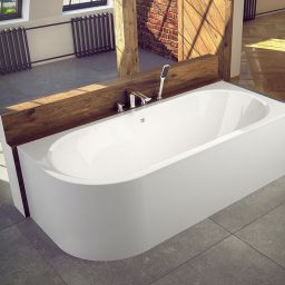 Besco Avita wanna narożna 169x75 cm prawa biała #WAV-170-NP