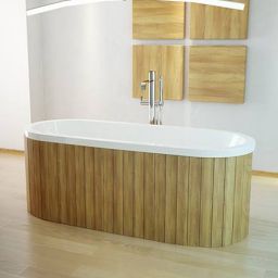 Besco Victoria wanna owalna 159x76 cm owalna biała #WKV-160-WZ