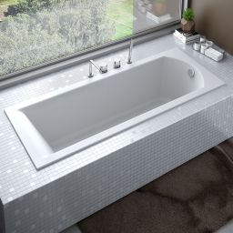 Besco Shea Slim wanna prostokątna Slim 169,5x70,5 cm biała #WAS-170-SL
