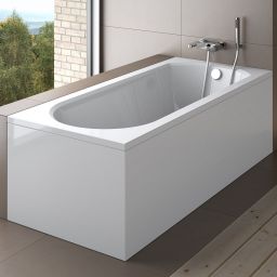 Besco Intrica wanna prostokątna 159,5x75 cm biała #WAIN-160-PK
