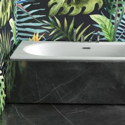 Besco Avita Slim+ wanna narożna Slim 159,5x75 cm lewa biała #WAV-160-NLP