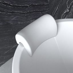 Besco Milo zagłówek do wanny biały ZWML