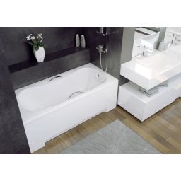 Besco Aria wanna prostokątna 130x70 cm biała #WAA-130-PA