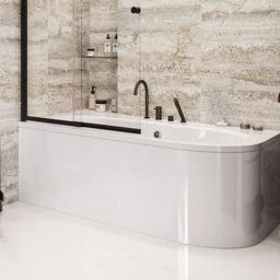 Besco Avita wanna narożna 170x75 cm lewa biała AVL-170-O-BI