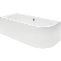 Besco Avita wanna narożna 179,5x80 cm lewa biała AVL-180-O-BI