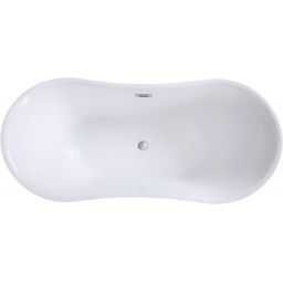 Besco Amber wanna wolnostojąca 170x80 cm owalna biała #WAS-170-AB