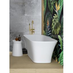 Besco Assos S-Line wanna wolnostojąca 159,4x70 cm prostokątna biała #WMD-160-AL