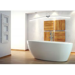 Besco Goya wanna wolnostojąca 160x70,6 cm owalna biała #WMD-160-G