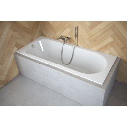 Besco Intrica wanna prostokątna Slim 159,5x75 cm biała #WAIN-160-SL