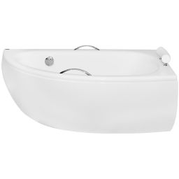 Besco Milena wanna narożna 149,5x74 cm prawa biała #WAM-150-NP
