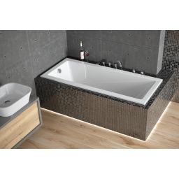 Besco Modern wanna prostokątna Slim 169,5x70 cm biała #WAM-170-SL