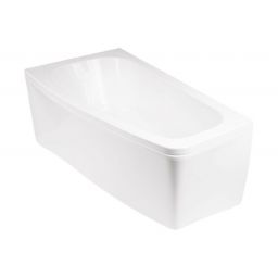 Besco Luna obudowa do wanny 150 cm lewa biała OAL-150-NL