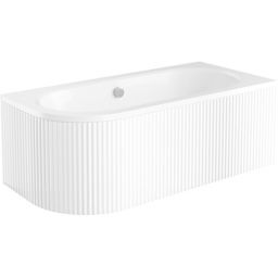 Besco Avita Ryfle White obudowa do wanny 170 cm biały połysk OAV-170-NSR