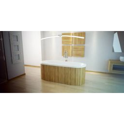 Besco Victoria wanna owalna 185x82 cm owalna biała #WKV-185-WZ