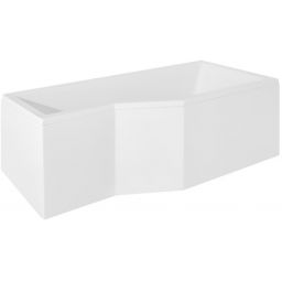 Zestaw Besco Integra wanna narożna 150x74 cm prawa z obudową (#WAI150PP, #OAI150NS)