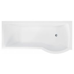 Besco Inspiro wanna z parawanem 169,5x69,5 cm prawa biała #WAI-170-NPR