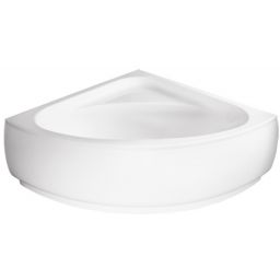 Besco Luksja wanna narożna 148,5x148,5 cm lewa biała #WAL-150-NS