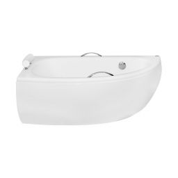 Besco Milena wanna narożna 149,5x74,5 cm lewa biała #WAM-150-NL$