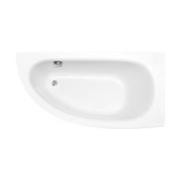 Besco Milena wanna narożna 149,5x74 cm prawa biała #WAM-150-NP