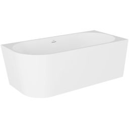 Besco Oxa wanna przyścienna 140x72 cm prostokątna biała #WAO-140P-BI