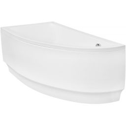 Zestaw Besco Praktika wanna narożna 150x70 cm lewa z obudową (#WAP150NL, OAP150NL)
