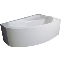 Besco Rima wanna narożna 140x90 cm prawa biała #WAR-140-NP