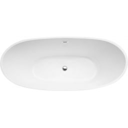 Besco Ayla wanna wolnostojąca 170x80 cm owalna biała #WAS-170-A