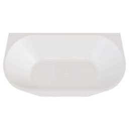 Besco Vica wanna przyścienna 169x80 cm owalna biała #WAS-170VNBO