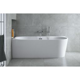 Besco Zoya wanna przyścienna 150x75 cm prostokątna biała #WAS-150-ZL