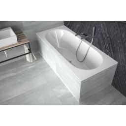 Besco Vitae wanna prostokątna Slim 169,5x75 cm biała #WAV-170-SL