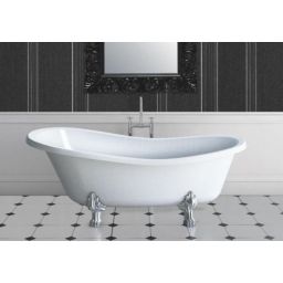 Besco Amelia wanna wolnostojąca 189x76,5 cm owalna biała #WKA-190W+C