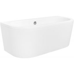 Besco Volya wanna przyścienna 140x75 cm owalna biała #WKV-140-WS