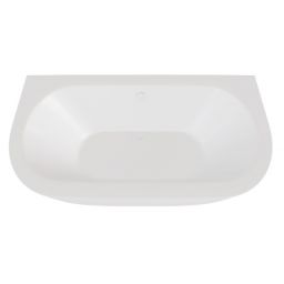 Besco Volya wanna przyścienna 170x75 cm owalna biała #WKV-170-WBO