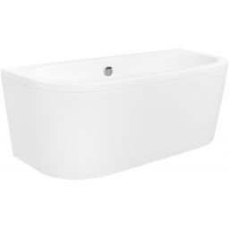 Besco Volya wanna przyścienna 170x75 cm owalna biała #WKV-170-WS