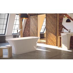 Besco Assos wanna wolnostojąca 159,4x70 cm owalna biała #WMD-160-A
