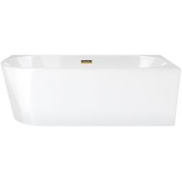 Corsan Intero wanna narożna 170x73 cm prawa biały połysk/złoty E-230XLNPGL