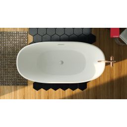Corsan Salina wanna wolnostojąca 170x72 cm owalna biała E-026XLWANNA