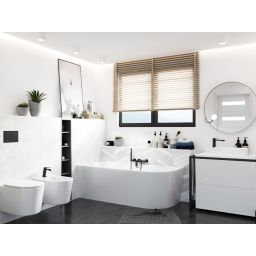Corsan Intero wanna narożna 160x75 cm lewa biała E-230LLEWAOEM