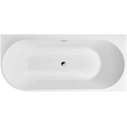 Corsan Intero wanna narożna 170x80 cm owalna biała E-240XLPÓŁKAWANNAPRAWA