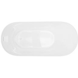 Corsan Estella II Slim wanna wolnostojąca 170x74 cm owalna biała V038XLWH