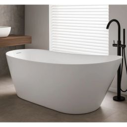 Corsan Estella II Slim wanna wolnostojąca 170x74 cm owalna biała V038XLWH