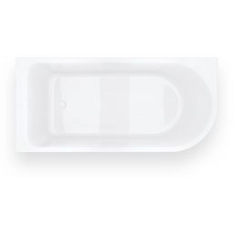 Corsan Invelia wanna narożna 160x75 cm lewa biała V220LLWH