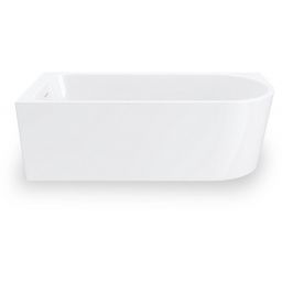 Corsan Invelia wanna narożna 160x75 cm lewa biała V220LLWH