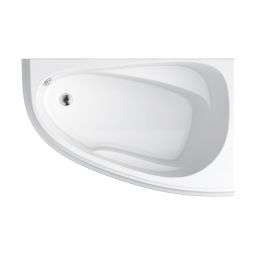 Outlet - Cersanit Joanna New wanna narożna 150x95 cm prawa biała S301-168