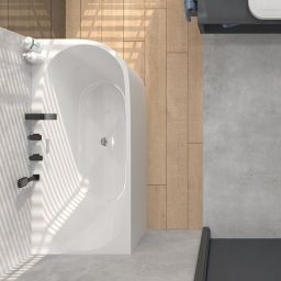Corsan Intero wanna narożna 170x80 cm lewa biała 649254