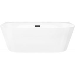 Corsan Mono wanna wolnostojąca 150x75 cm przyścienna biały/czarny 648875